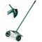 18-Inch Rolling Lawn Aerator Rotary Push Tine Spike Soil Aeration W/Fender